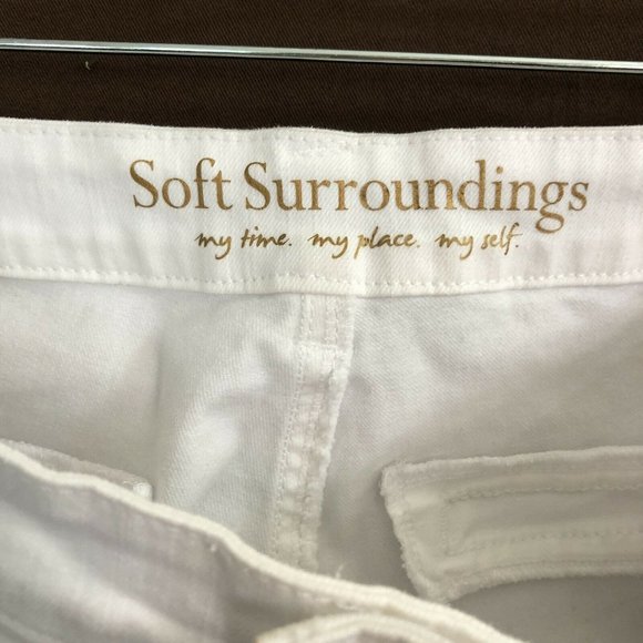 Soft Surroundings Rennes Bootcut Denim White Jean - Picture 6 of 8